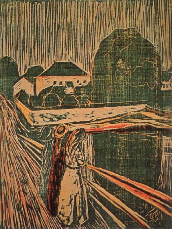 Edvard Munch The Children on the bridge